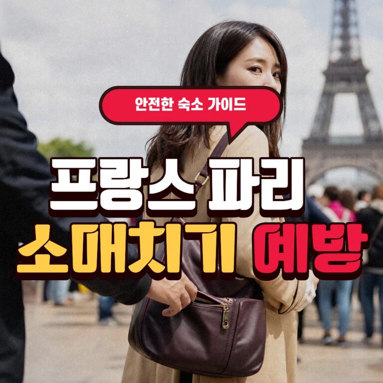 프랑스 파리 소매치기 예방