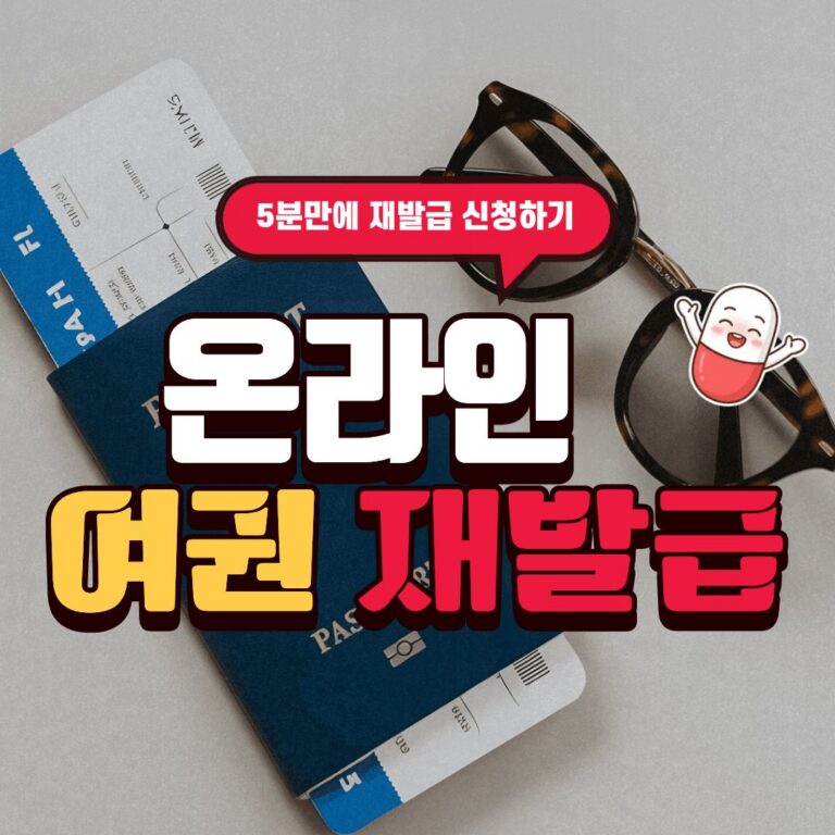 온라인 여권 재발급