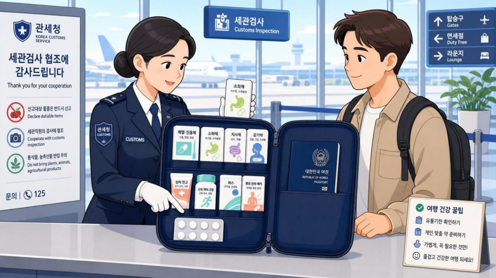 overseas travel banned medicine customs check